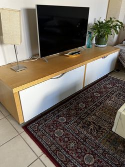 Big TV Console With Storage Drawers