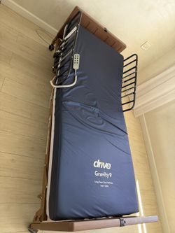 Fully Electric Drive Medical Hospital Bed with Mattress – Excellent Condition