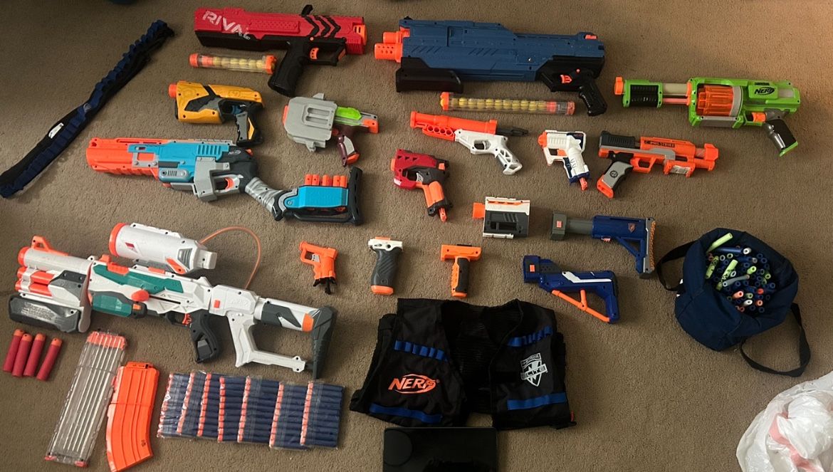 Nerf Guns, Ammo, Attachments Outdoor toys & Games