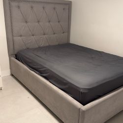 Queen Bed Cama Mattress Box Spring 