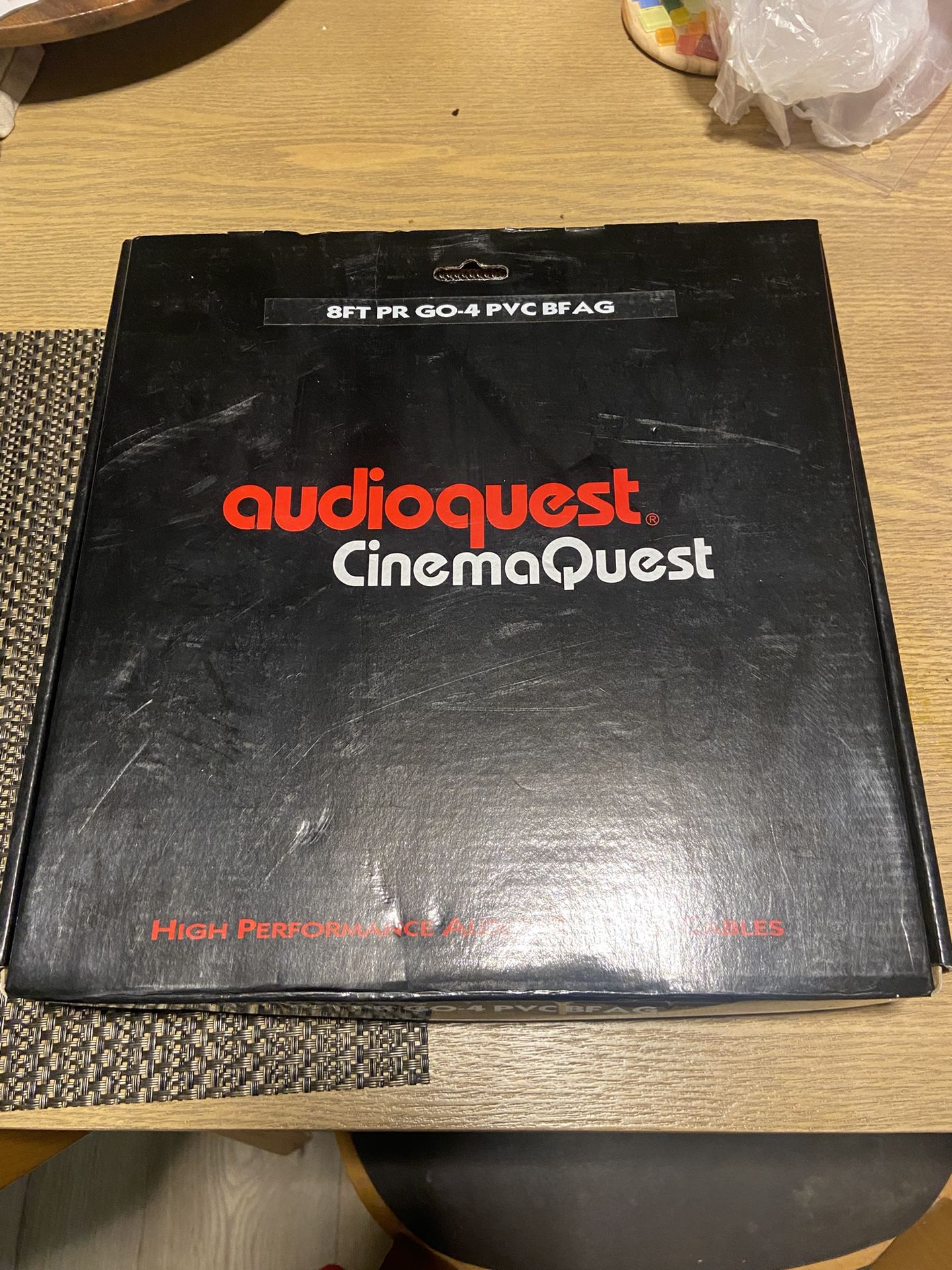 AudioQuest CinemaQuest GO-4 Speaker wire - single 8 Ft
