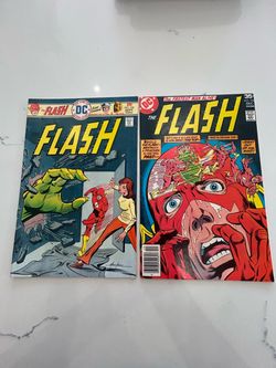 THE FLASH #256  A Prisoner of his own Past!  DC  Dec 1977 AND The Flash #236, Mid Grade Lot
