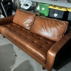 Leather Couch 