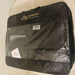 Coverado Full Set Car Seat Covers – Black Nappa Leather – 5 Seats + Free Gift