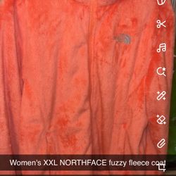 Women's  XXL Fuzzy Fleece Coat 