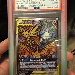 Moltres Zapsoa Articuno Gx Sm210 Psa 9
