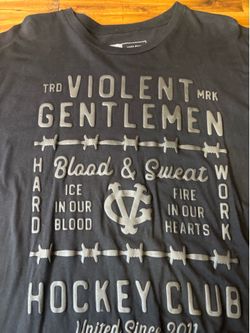 Violent Gentleman HOCKEY CLIB Men's Size XL