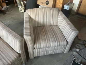 Sofa and two chairs