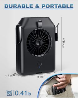 Portable Fan 10000mAh Rechargeable Mini Fan