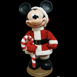 Vintage 1996 Santa’s Best Disney Mickey Mouse Christmas Animatronic 27”