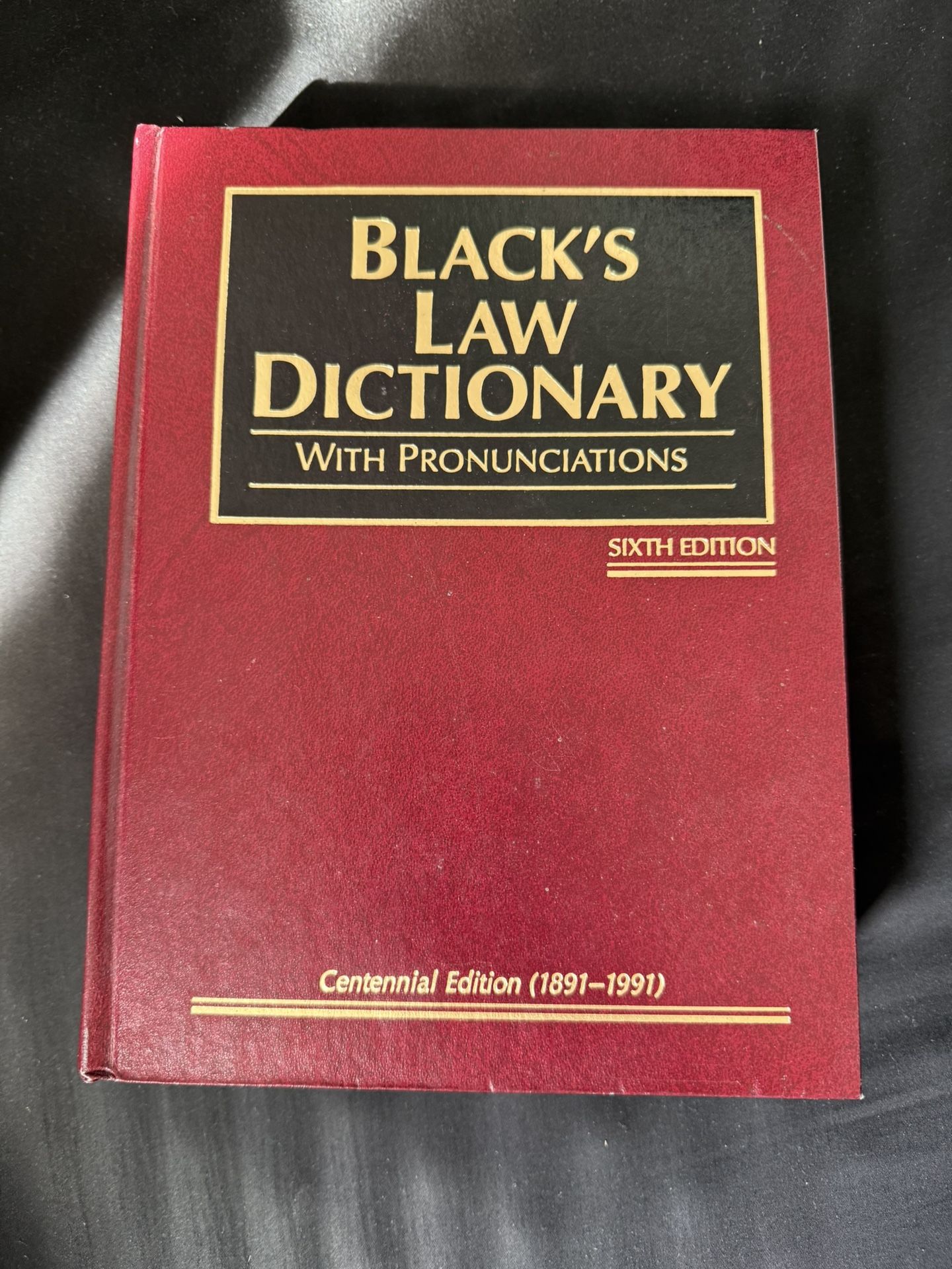 Black’s Law Dictionary - 6th Edition