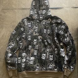 WARREN LOTAS REAPER  Camo Hoodie Multi Color SIZE Large 