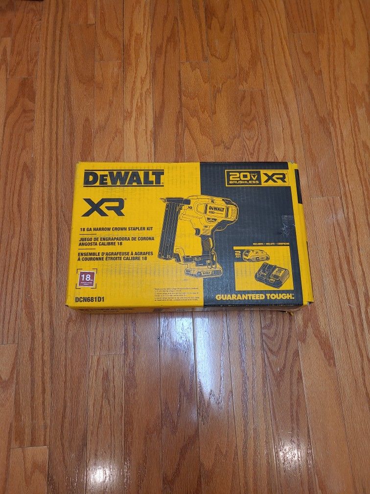 Dewalt 20V Narrow Crown Stapler Kit for Sale in Morgans Point TX