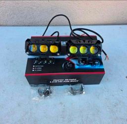 LED Light Pods Work Lights Luces Focos Niebla Neblina Chevy Gmc Ford Toyota Dodge Ram Chevrolet Jeep