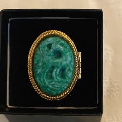 1970’s Vintage Signed Avon Bird Of Paradise Ring