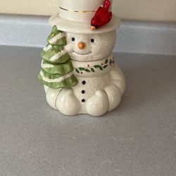 Lenox Snowman cookie jar