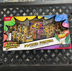 Ascended Heroes Focused Fighters Premium Collection Sam’s Club Exclusive! SEALED