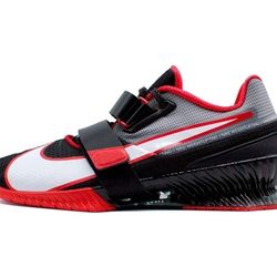 Nike Romaleos 4 Gym Weightlifting Shoes Mens Black Red Bred CD3463-003 Size 11.5