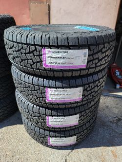265 75 16 ALL TERRAIN NEXEN TIRES TACOMA 4RUNNER FRONTIER PATHFINDER XTERRA COLORADO CAYON RAM DAKOTA SILVERADO SIERRA