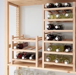 Wood Wine Bottle Rack