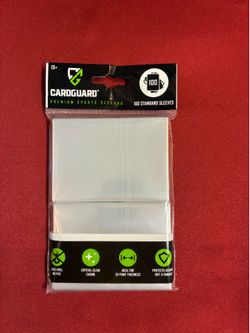 Card sleeves unopened
