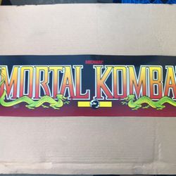 Mortal Kombat Arcade Marquee 