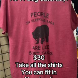 Tee Shirt Fill-A-Bag Saturday 