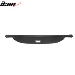Fits 2027 Kia Telluride Black Retractable Trunk Cargo Cover Carbon Fiber Style
