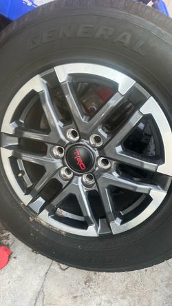 18 inch wheels, with tires