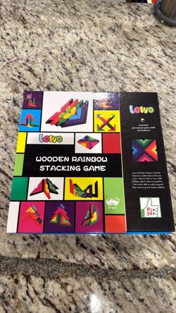 Wooden Rainbow Blocks