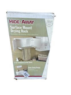 Hide-Away Ironing Board Surface Mount Laundry Drying Rack Clothing CSM390