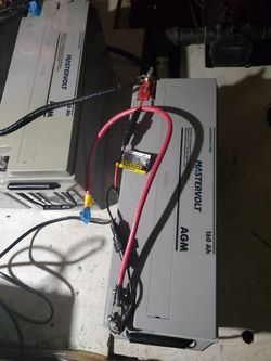 2x Mastervolt AGM 160ah And Prosport HD6 Charger