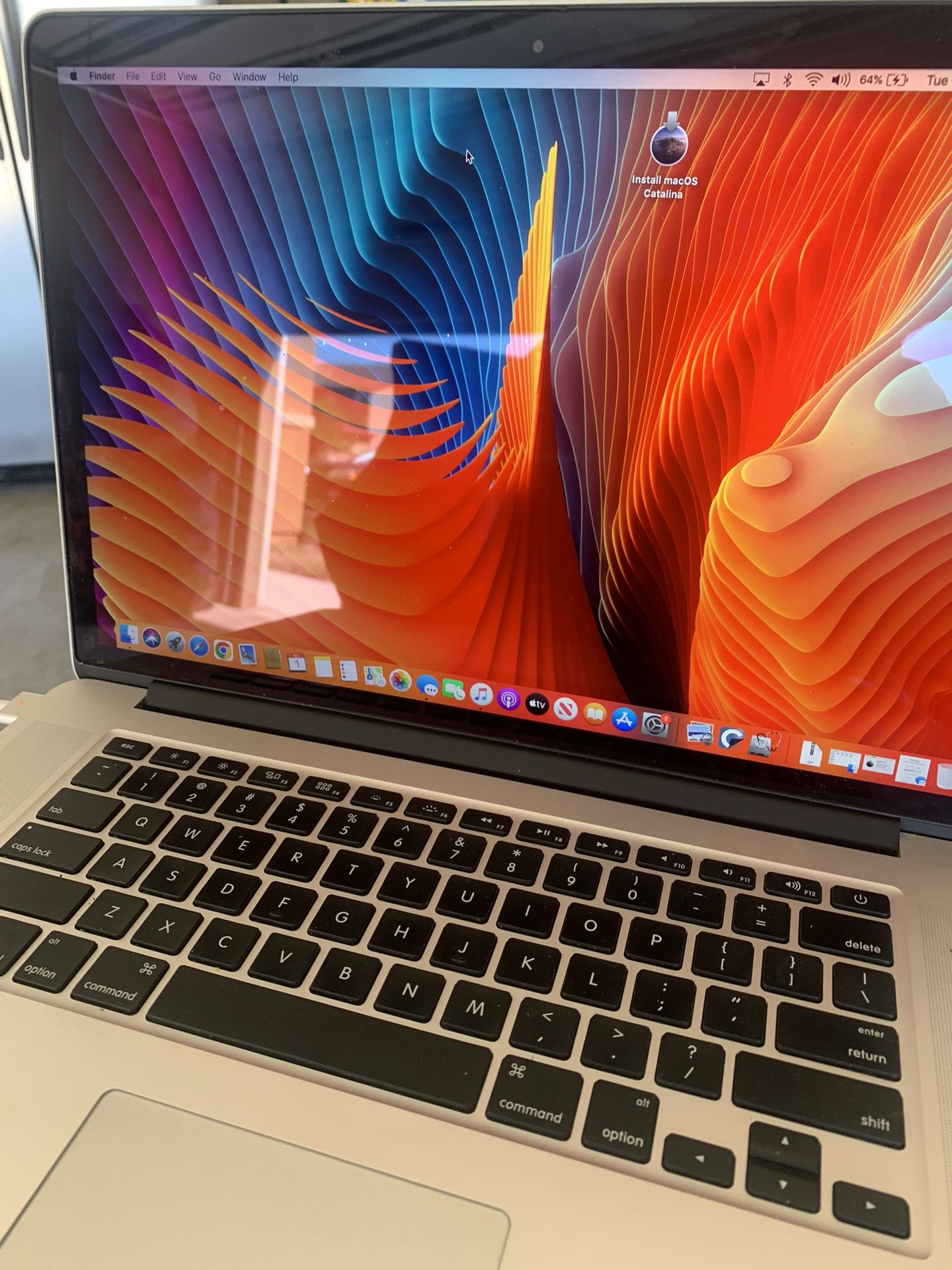15” i7 MacBook Pro Retina 16gb 500ssd