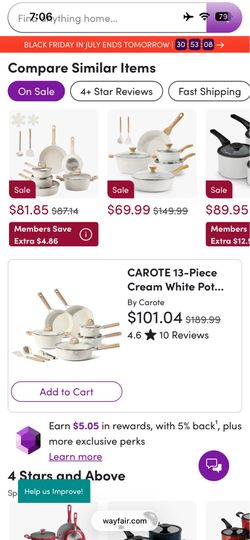 Full set carote induction cookware