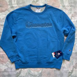 NWT Champion Authentic Athleticwear Men's Royal Blue Crewneck Sweatshirt XL Reg.