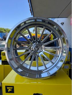 Fittipaldi Offroad Forged FTF504P Polished 24x12 -44 Offset 6x139 | Special Forged Wheel Set