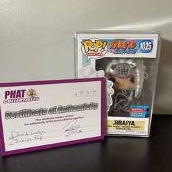 Jiraiya Autograph Funko!! 