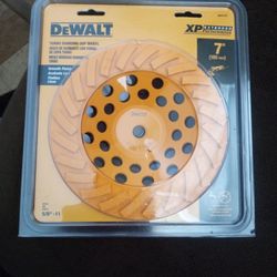 DeWalt XP 7" Turbo Diamond Cup Wheel 