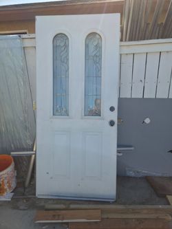 36" metal door