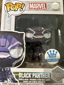 Funko Pop Marvel Black Panther Disney 100 Exclusive