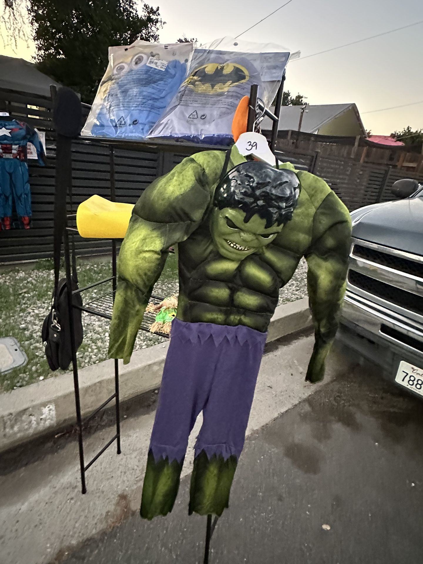 Hulk CUSTOME DISFRAZ - Like New - 15$ As Shown Halloween π