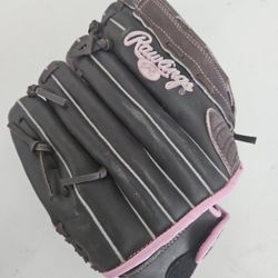 Rawlings WFP120 12" Fastpitch Softball Glove Right Hand Throw Brown Pink