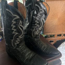 Black Cayman Cowboy Boots