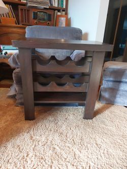 Espresso Colored Wine Rack