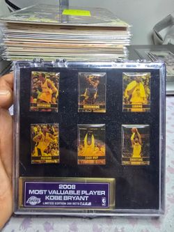 Kobe Bryant lakes 2008 mvp 6 pin set Rare 300 made
