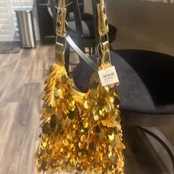 Y2k Vintage Sequin Hobo Purse 