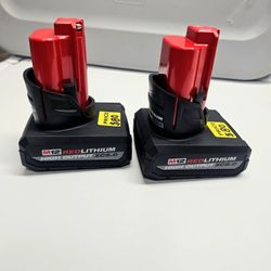 MILWAUKEE M12 5.0 BATTERY HIGH OUTPUT