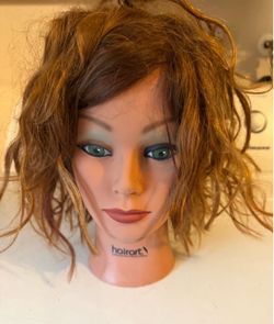 Hair art mannequin head