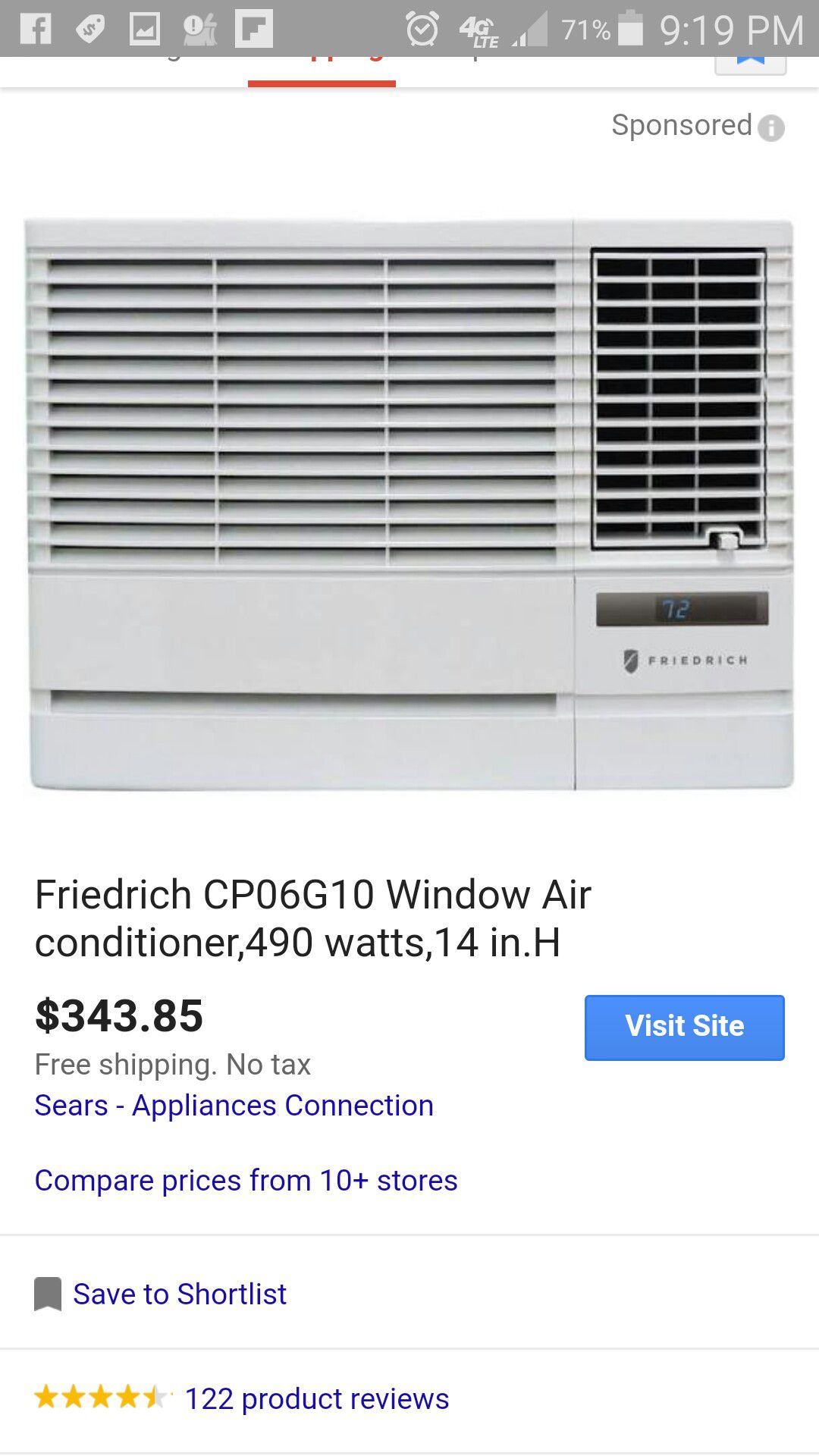 BRAND NEW *Friedrich AC wall/window unit 6000BTU