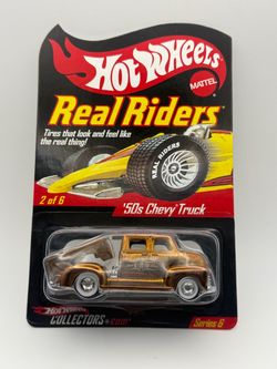 Hot wheels real riders 50s Chevy truck series 6